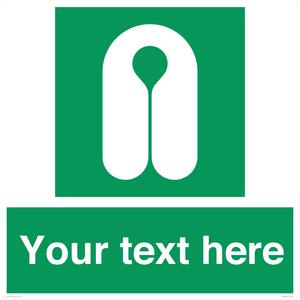 Custom sign safe condition Lifejacket